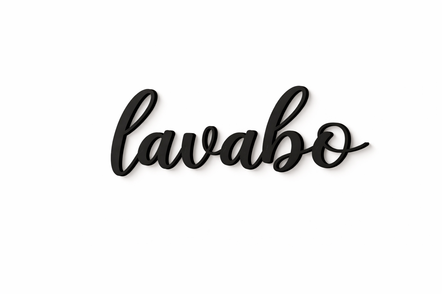 Lavabo - Letras para porta ou parede